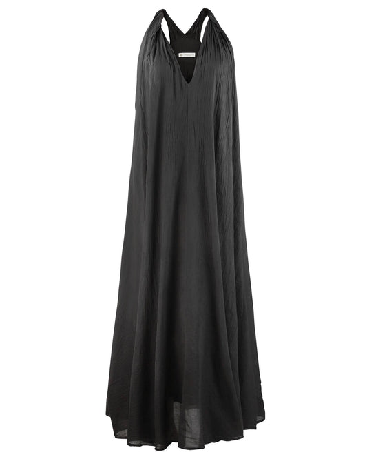 Italian Cotton Dress - Black