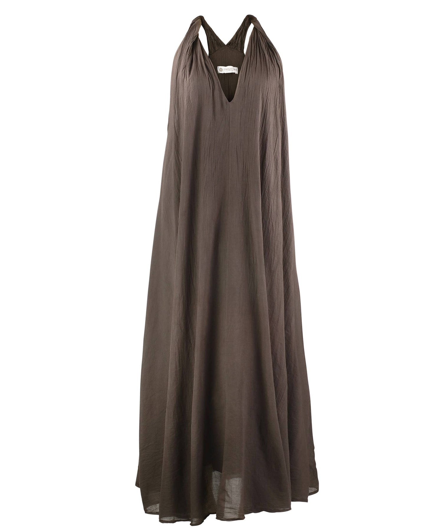 Italian Cotton Dress - Espresso