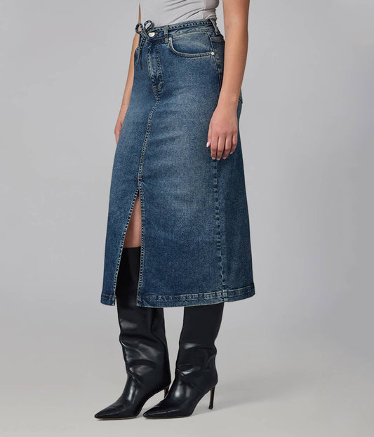 High Rise Maxi Skirt