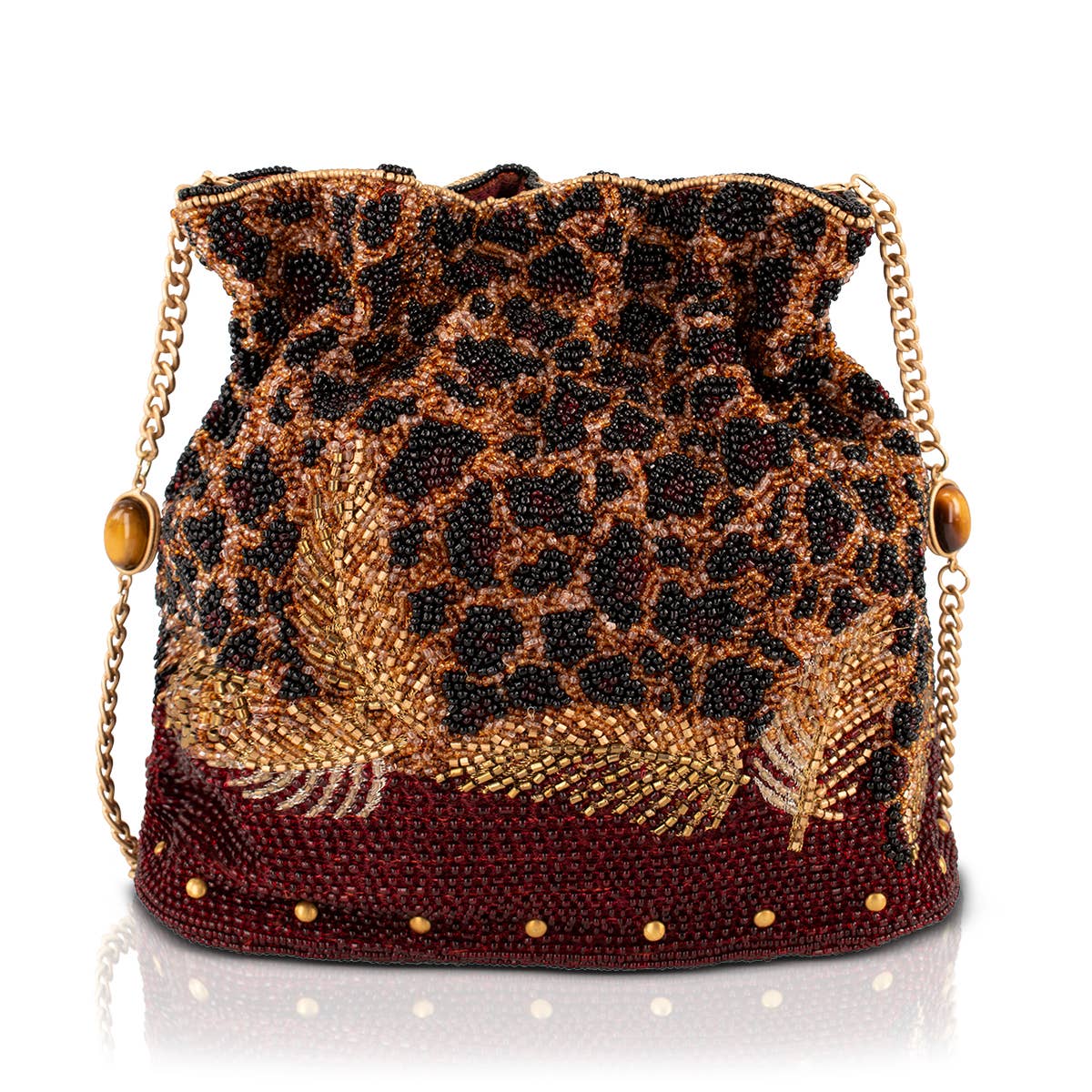 MF A Little Wild Beaded Bag