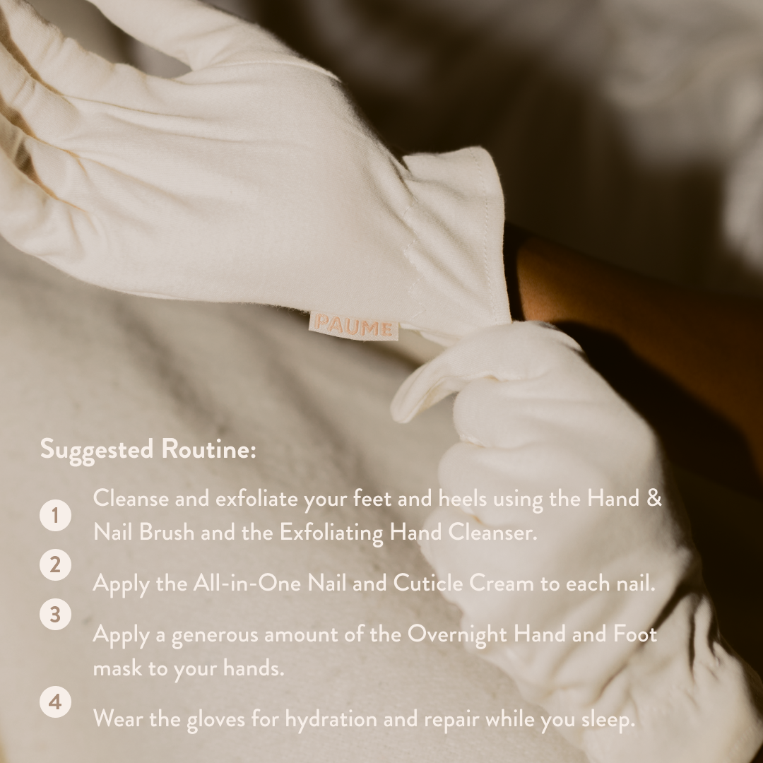 Paume Organic Cotton Overnight Gloves