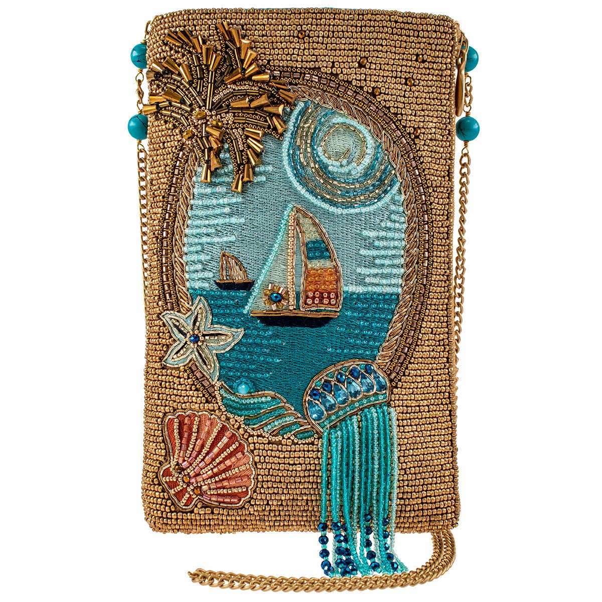 MF Sail Away Beaded Crossbody Bag