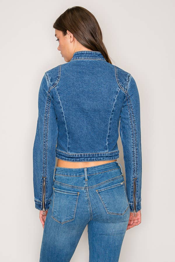 Denim Moto Jacket