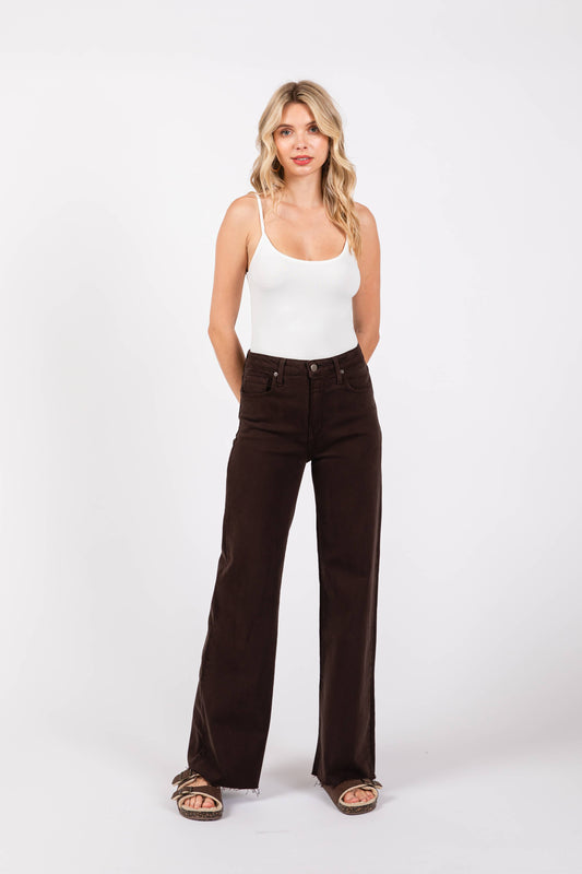 Paola A-Line Scissor Cut Denim