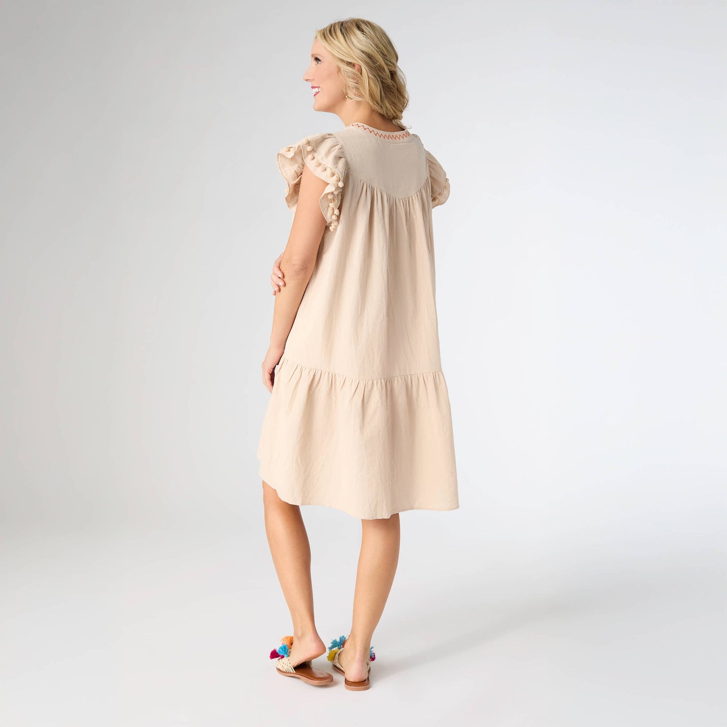 Embroidered Cotton Dress