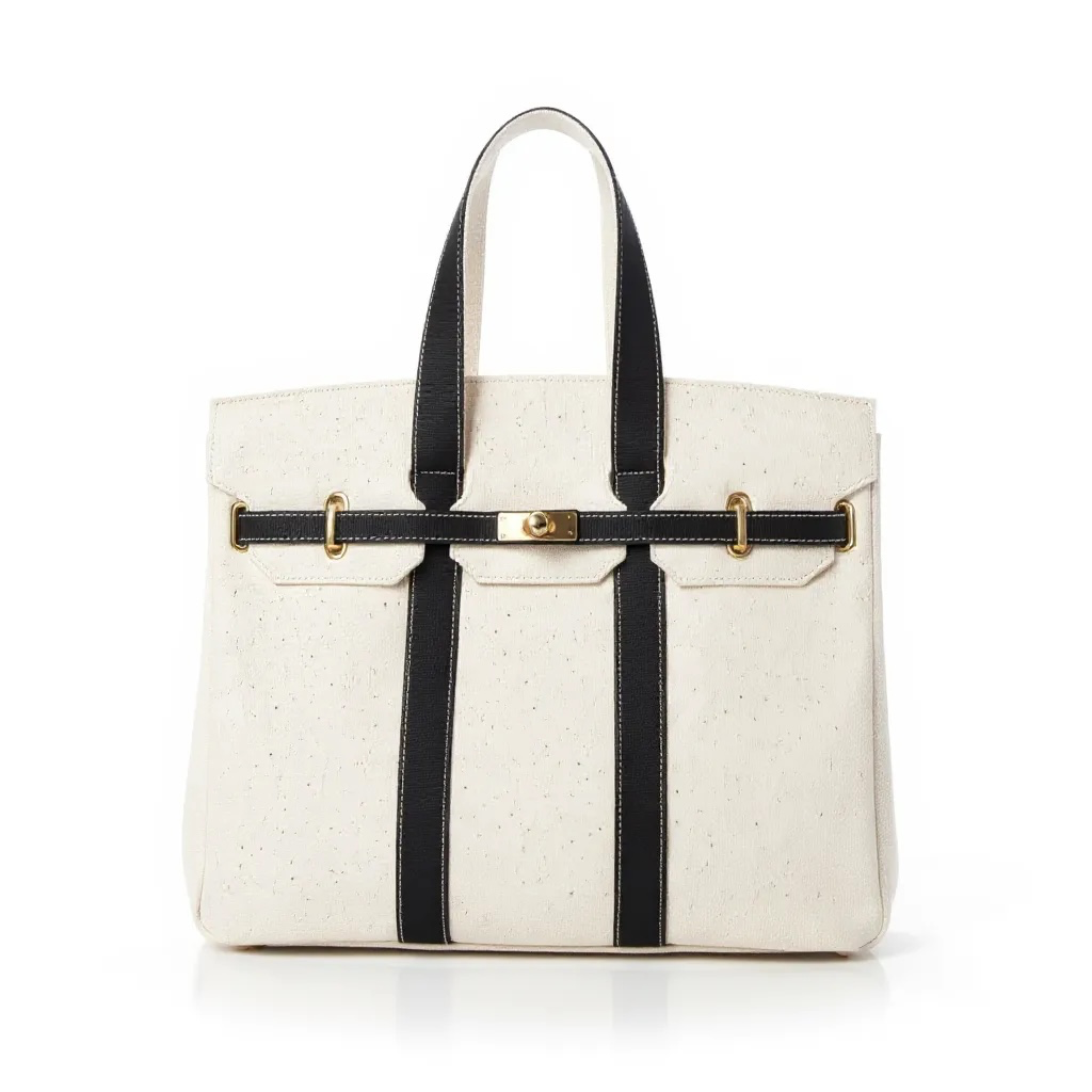 The Luxe Signature "Boatkin" Tote - Navy