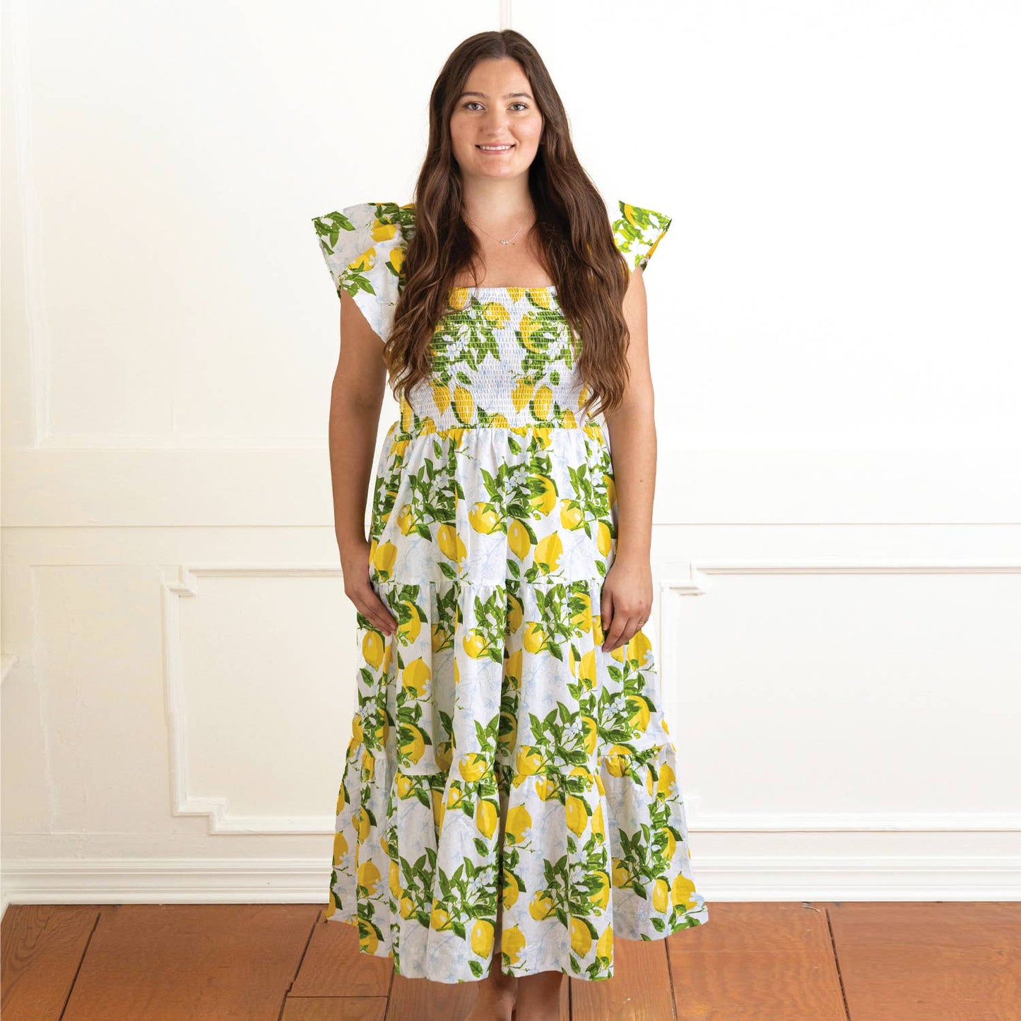 Lemonade Flutter Sleeve Dress