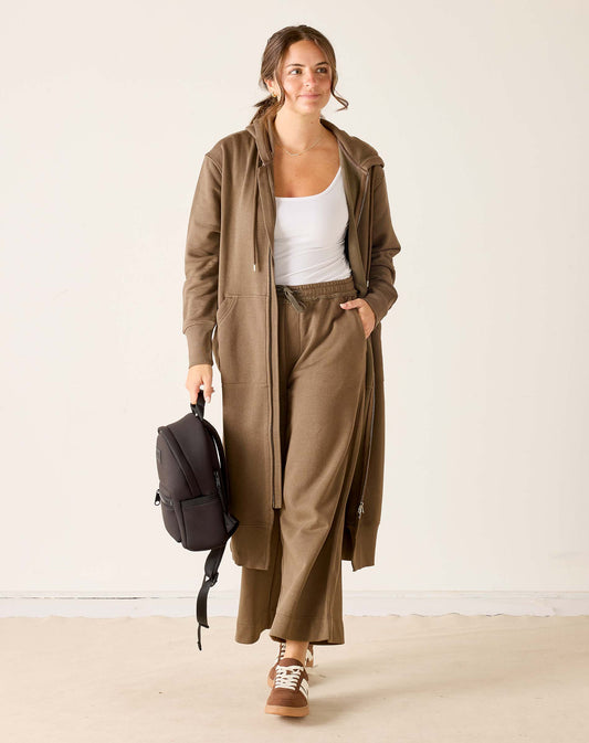 Frenchie Full Zip Hoodie - Mocha