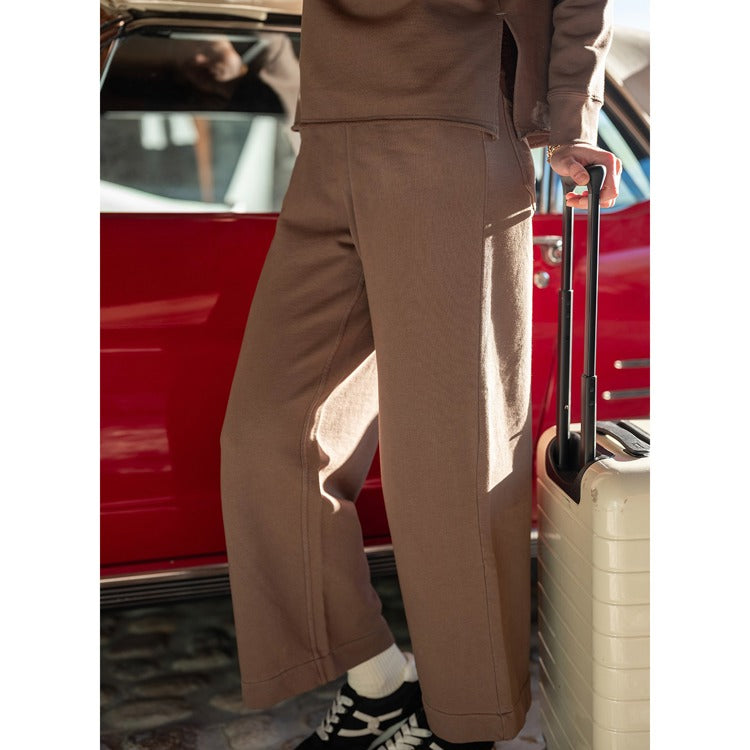 Frenchie Wide Leg Pant - Mocha