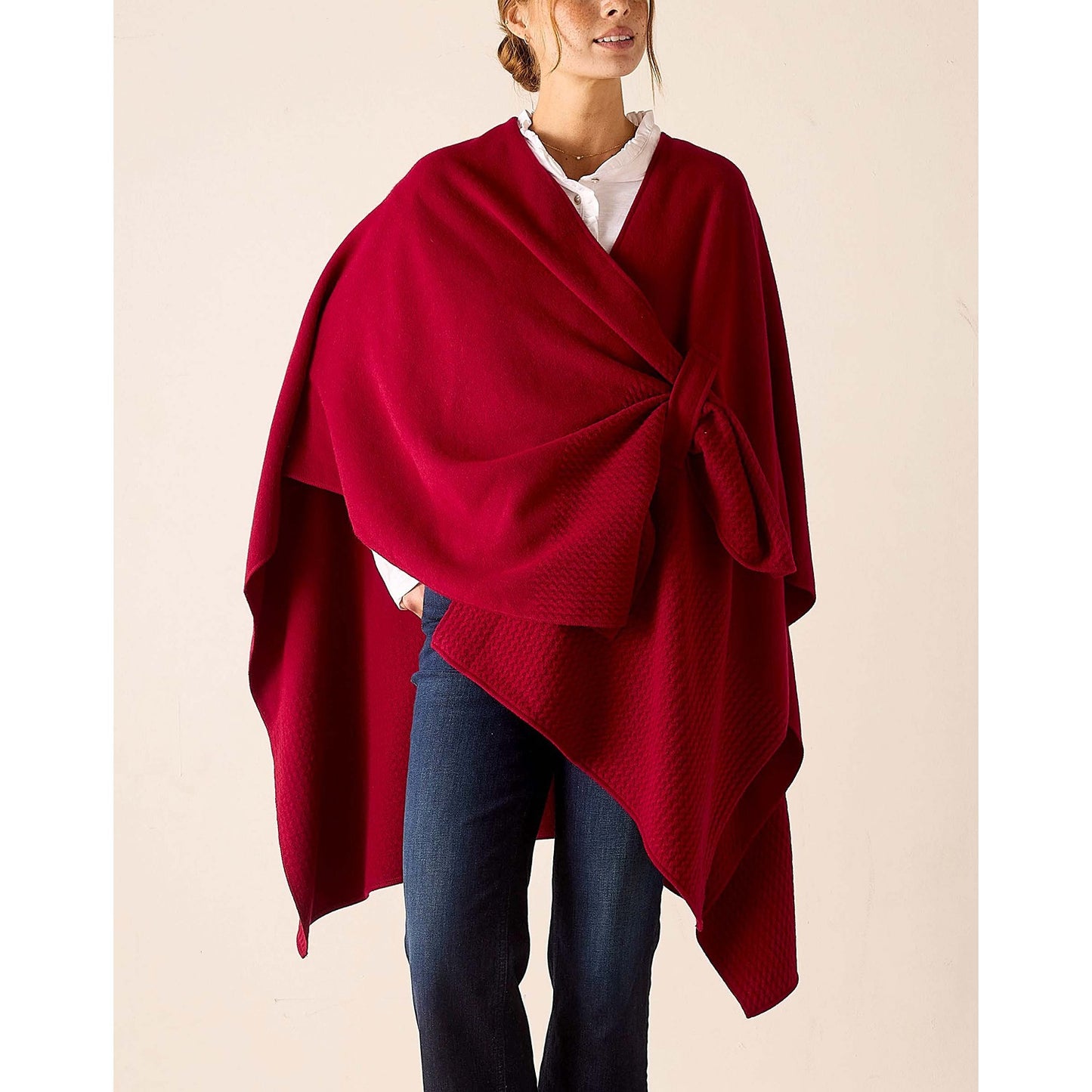 Modern Travel Wrap - Wine